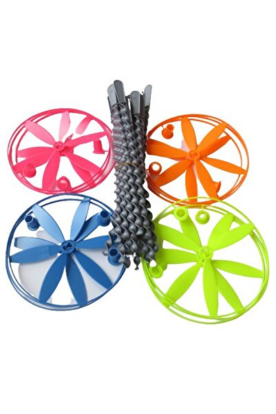 Mager 24'lü Paket DEV Büyük Boy Ufo Uçan Daire Fırfır Pervane Nostaljik Ürün 19,5 Cm