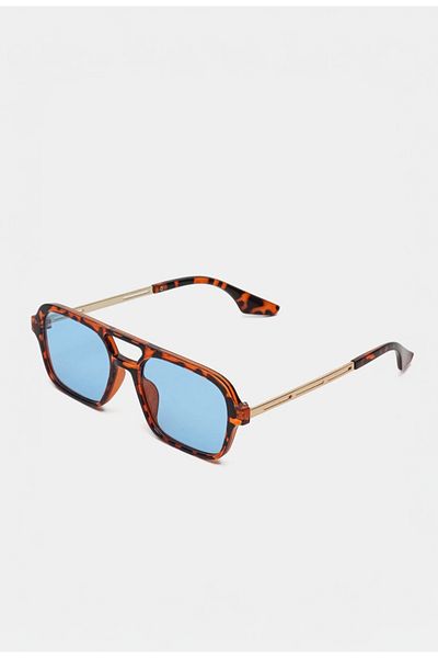 BAPPİR New Season Blue Glass Unisex Sunglasses