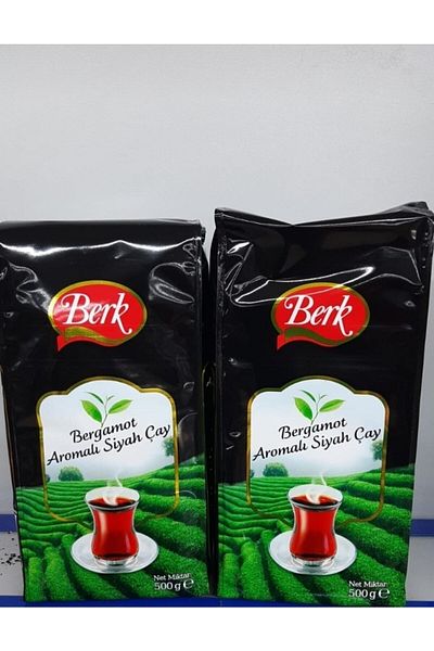 Berk شاي أسود بنكهة البرغموت 500×2 لتر