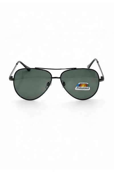BAPPİR Polarized High Quality Drop Aviator Black Polarized Sunglasses Unisex