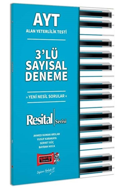 Yargı Yayınları Süper Fiyat - Yargı Yks Ayt Sayısal Resital 3 Lü Deneme