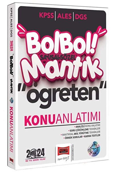 Yargı Yayınları Yargı 2024 KPSS ALES DGS Sayısal-Sözel Mantık Bol Bol Öğreten...