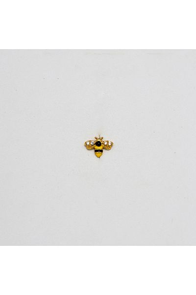Piercing by Sever Bees Steel Piercing… Gold/Gold Color and Transparent Stone (Targus Helix Conch Flat)