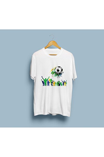 Generic Brand supradimensionat Fotbal/fotbal unisex tricou