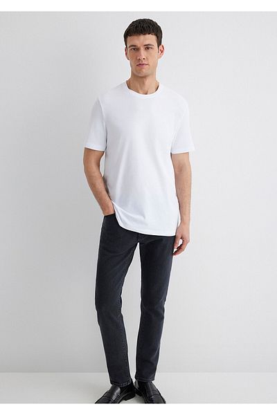 Mavi Stretch White Basic T-Shirt Regular Fit / Κανονική εφαρμογή 0610252 -620
