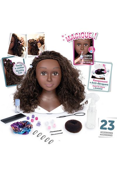 Simba 7600320318 Afro Style Baby Head Beauty Set Fabbatoys