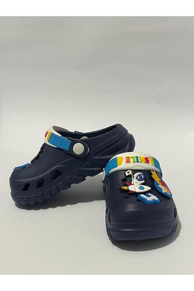 Calx Smile Figürlü Okul Öncesi Kreş Ev Okul Havuz Bahçe Çocuk Kaymaz Taban Eva Sandalet Terlik