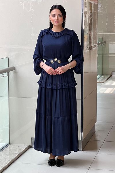 Missemramiss Shiny Ruffle Dress