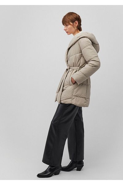 Mavi Beige Puffer Jacket with Hood 1110045 -70154