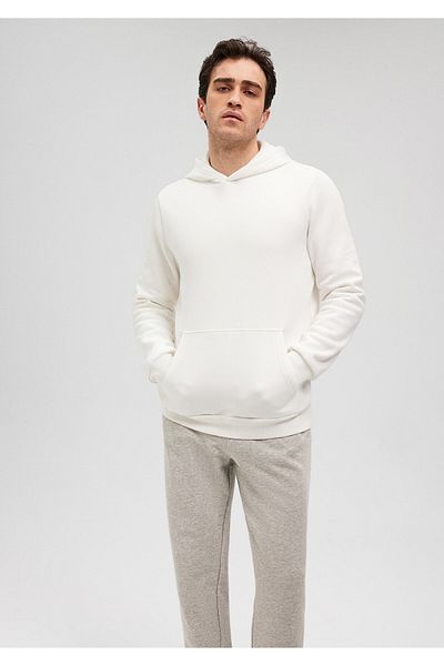 Mavi Φούτερ White Basic με κουκούλα 0610937-70057
