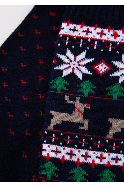 Mavi Темносини чорапи с новогодишна тематика 0910498-30717