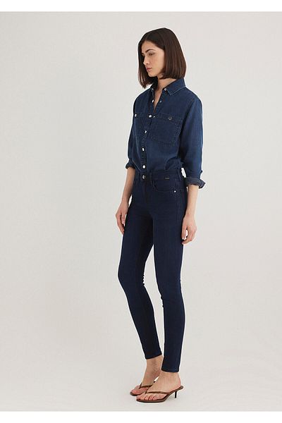 Mavi Luxusní kalhoty Tess Gold Indigo Si Jean 100328 -82196