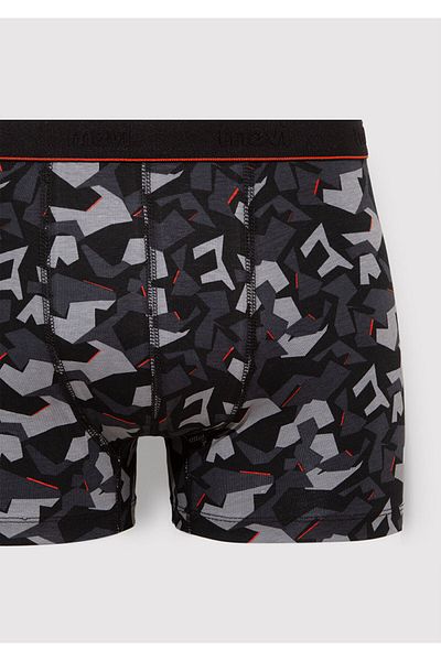 Mavi Schwarze Boxershorts mit Camouflage-Print 0911375 -900