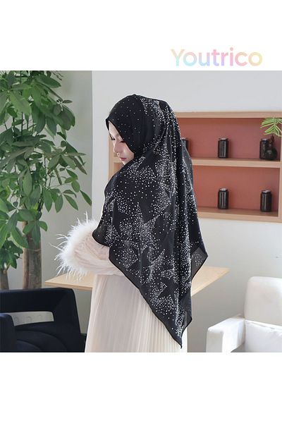 Youtrico Banquets&Party,shawls &bandanas,rhinestone prints,Evening dress matching,length:175cm