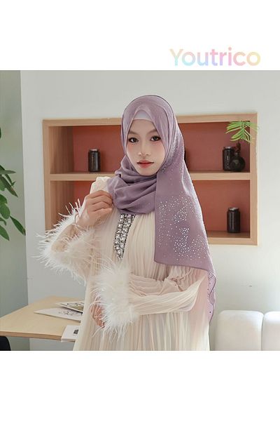 Youtrico Banquets&Party,shawls &bandanas,rhinestone prints,Evening dress matching,length:175cm