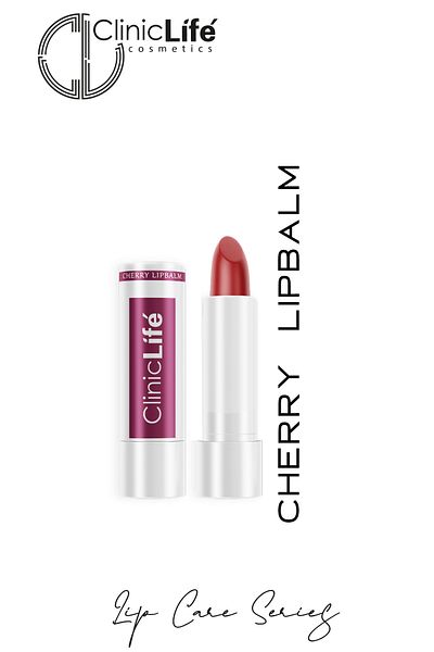 cliniclife Lip Care Cream 4,8gr, Cherry Lip Care Moisture with Natural Oils Cherry Lip Balm