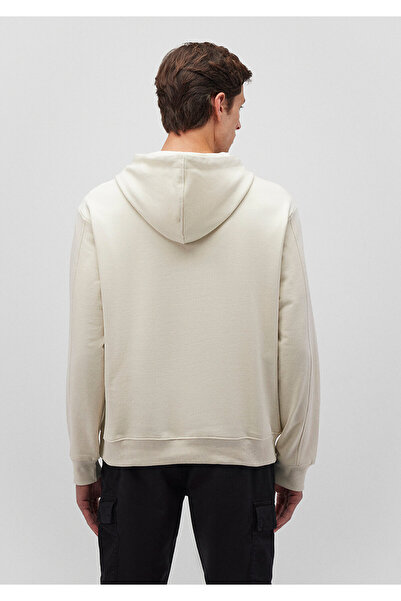 Mavi Yarı Fermuarlı Bej Sweatshirt 0s10244-70140