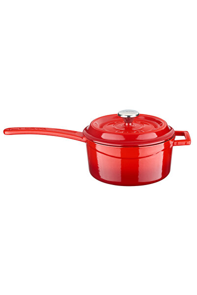 Lava Döküm Yuvarlak Sos Tenceresi Döküm Demir Yekpare Saplı Edition Serisi Ça...