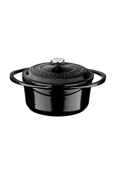 Lava Cast Round Pot Cast Iron Lid Heritage Series Diameter(Ø)20cm