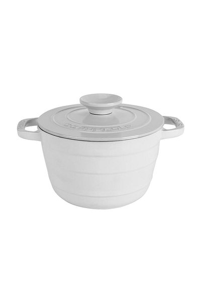 Lava Cast Round Pot Cast Iron Lid Experience Majolik Series Diameter(Ø)23cm