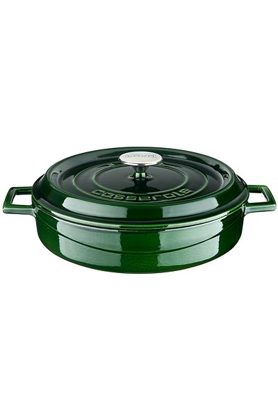 Lava Cast Iron Multi-Purpose Spring Pot Cast Iron Solid Handle Premium Series Diameter(Ø)28cm