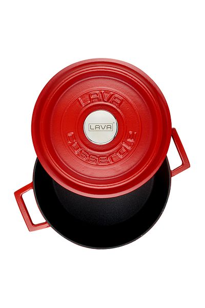 Lava Cast Round Pot Cast Iron Solid Handle Spring Series Diameter(Ø)24cm
