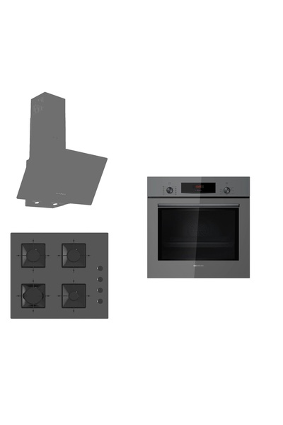 Siemens & Ferre Grion 3 Lü Ankastre Set ( Hb012fbh1t- Ss208 - D088 )