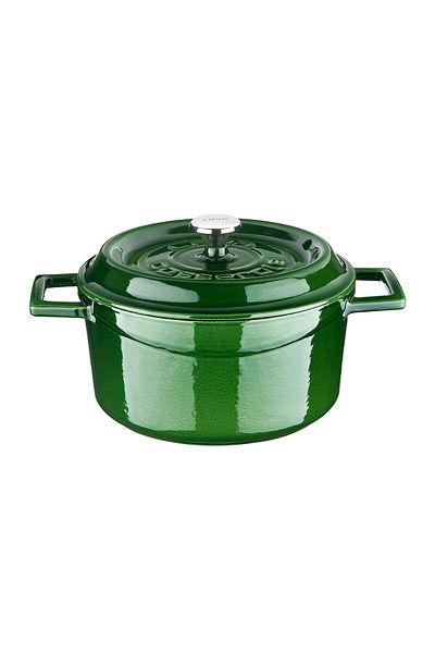 Lava Cast Round Pot Cast Iron Uniform Handle Premium Series Diameter(Ø)20cm