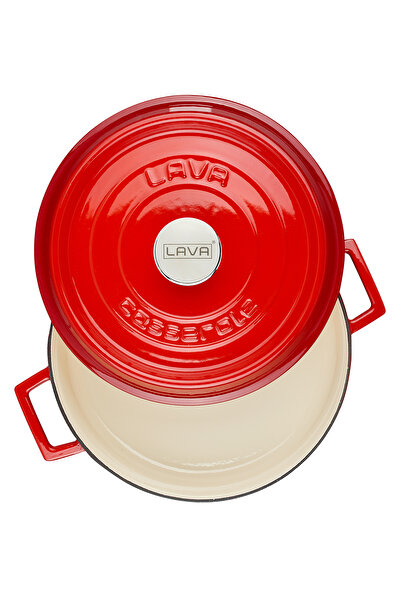 Lava Döküm Çok Amaçlı Yayvan Tencere Döküm Demir Yekpare Kulplu Edition Serisi Çap(Ø)28cm.