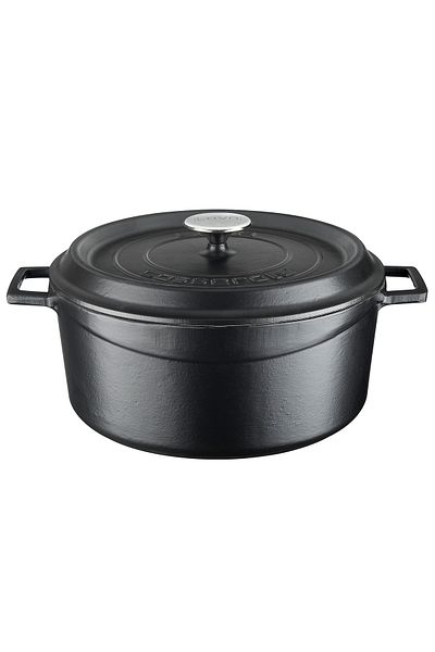Lava Cast Round Pot Cast Iron Solid Handle Edition Series Diameter(Ø)28cm