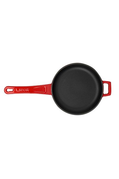 Lava Cast Round Frying Pan Cast Iron Solid Handle Diameter(Ø)16cm