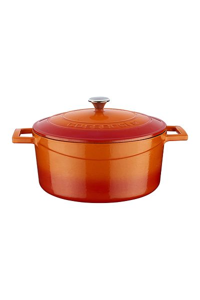 Lava 24cm Folk Cast Round Pot
