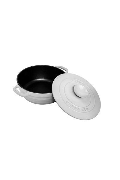Lava Cast Round Pot Cast Iron Lid Experience Majolik Series Diameter(Ø)28cm