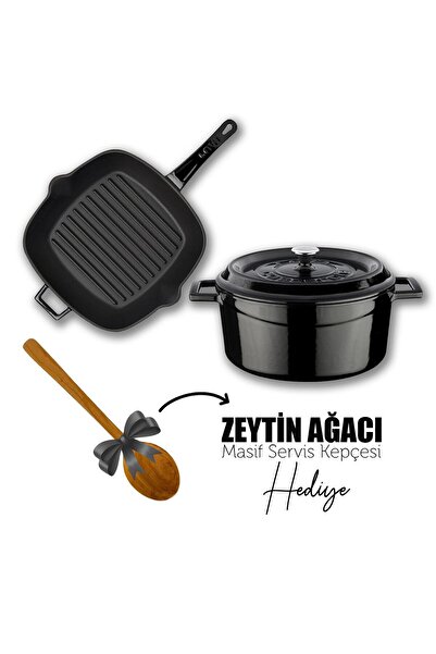 Lava Cast Trendy 4 Piece Pot Pan Set