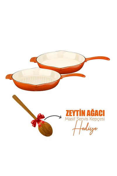 Lava Cast Iron 2x Edition Series Special Collection Cast Iron Pan Set