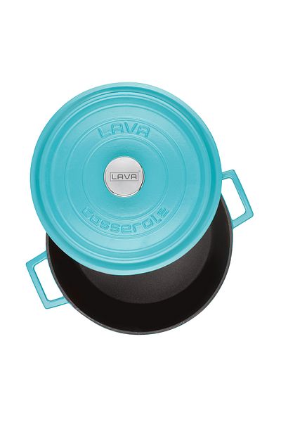 Lava Cast Round Pot Cast Iron Solid Handle Spring Series Diameter(Ø)28cm