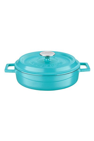 Lava Cast Iron Multi-Purpose Spring Pot with Cast Iron Solid Handle Spring Series Diameter(Ø)24cm