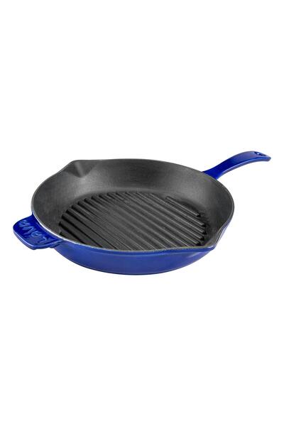 Lava Cast Round Grill Pan Cast Iron Uniform Handle Premium SeriesDiameter(Ø)28cm