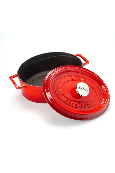 Lava Trendy Cast Oval Cookware - Series Size 25X31Cm