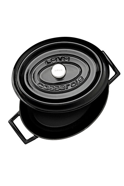 Lava Döküm Oval Tencere. Trendy Serisi Ölçü 21x25cm.