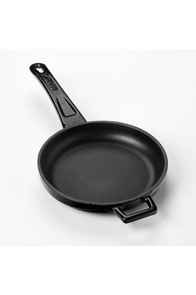 Lava Cast Round Frying Pan Cast Iron Solid Handle Diameter(Ø)16cm
