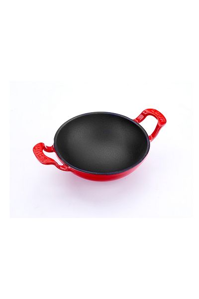 Lava Cast Mini Wok with Solid Handle Diameter(Ø)16cm