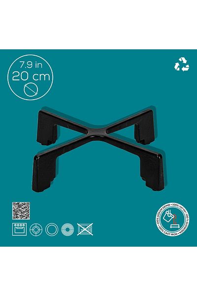 Lava Casting Square Trivet Diameter(Ø)20cm