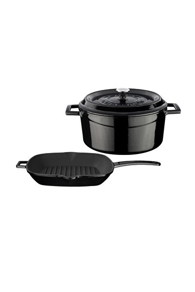 Lava Cast Trendy 4 Piece Pot Pan Set