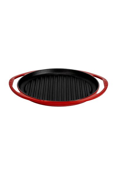 Lava Cast Round Grill Pan Cast Iron Solid Handle Diameter(Ø)28cm
