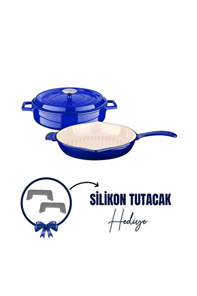 Lava Döküm 2x Edition Serisi Özel Koleksiyon Döküm Demir Tencere & Tava Seti