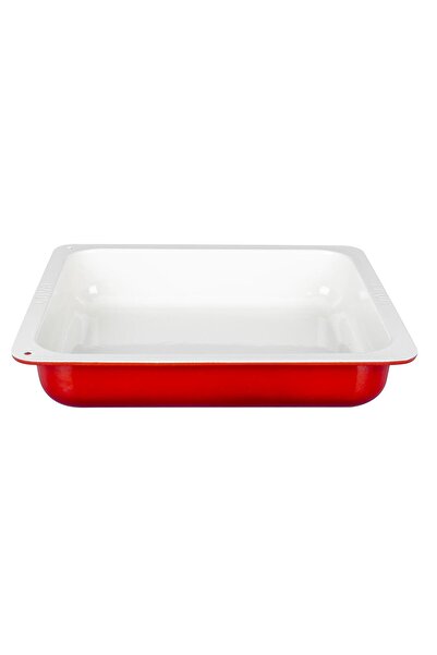 Lava 35X32Cm Rectangular Gastronomy Bathtub - 2/3 Casting Size