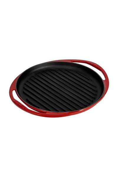 Lava Cast Round Grill Pan Cast Iron Solid Handle Diameter(Ø)28cm