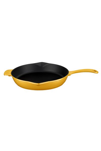 Lava Cast Round Frying Pan Cast Iron Solid Handle Spring Series Diameter(Ø)28cm