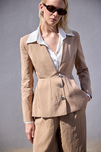 Touché Privé Metal Buttoned Kupra Jacket